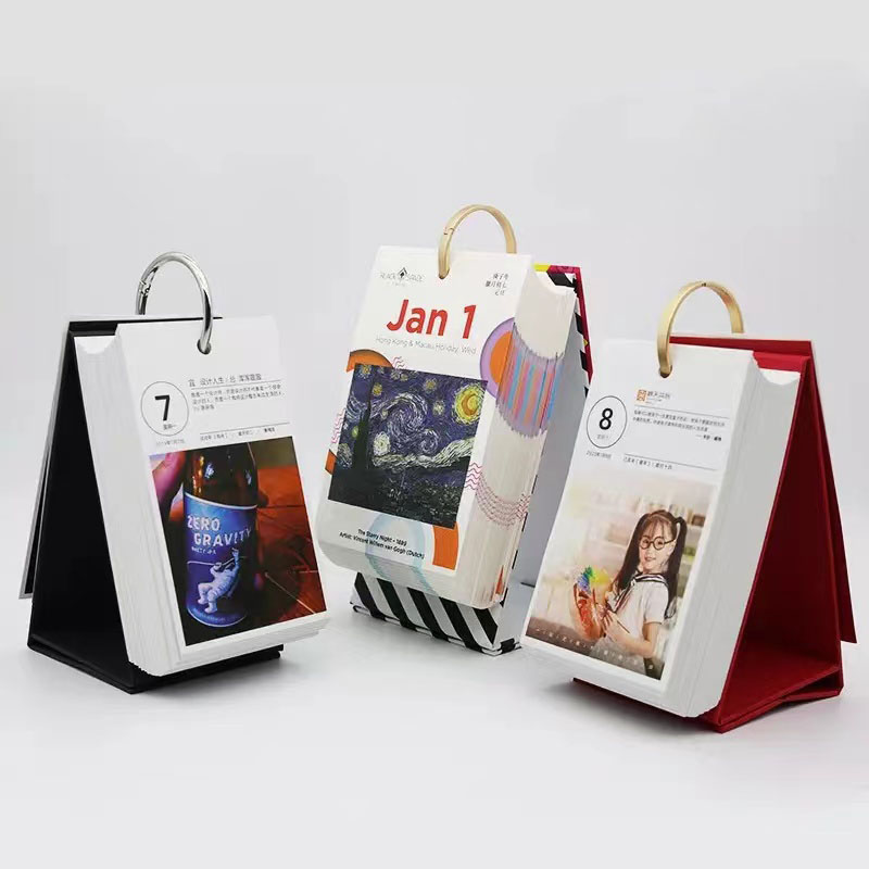 Coil hardcover calendars desktop desk calendar desktop ornaments